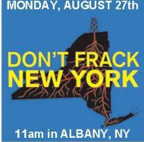 Don't Frack NY Albany rally