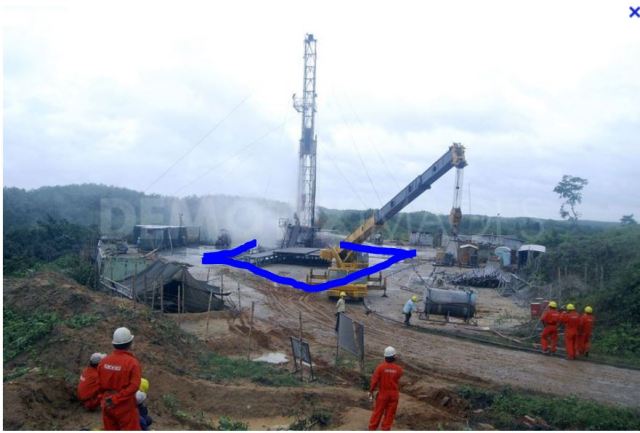 watching a well leak