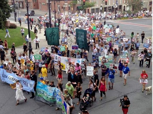 Albany rally marchers